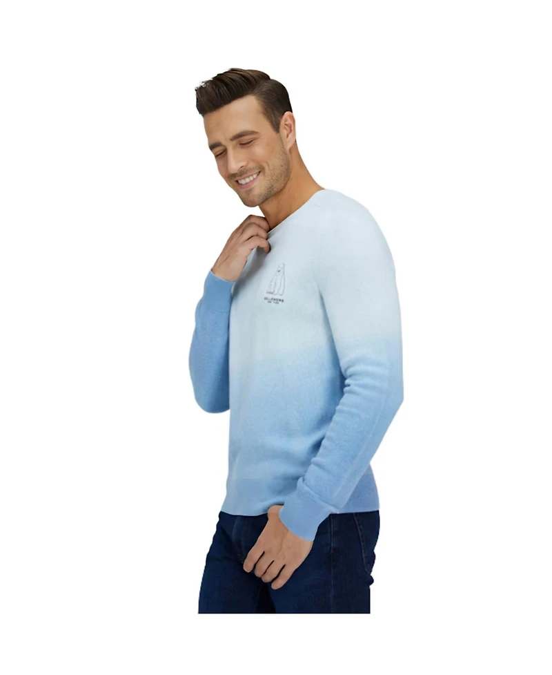 Bellemere New York Men's Polar Gradient Merino Wool Sweater