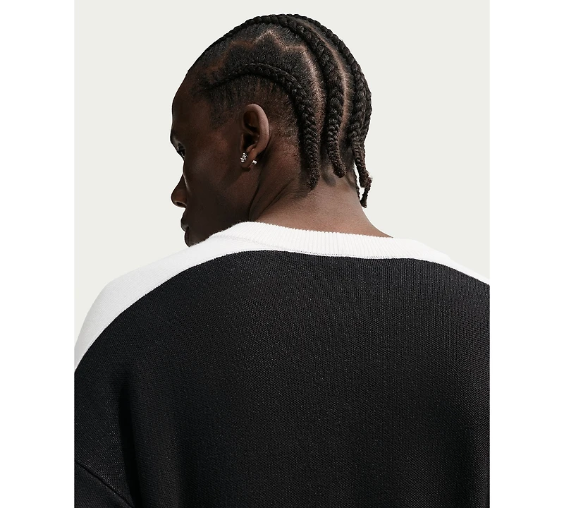 Nike Men's Sportswear Loose-Fit Long-Sleeve Club Jersey Sweater