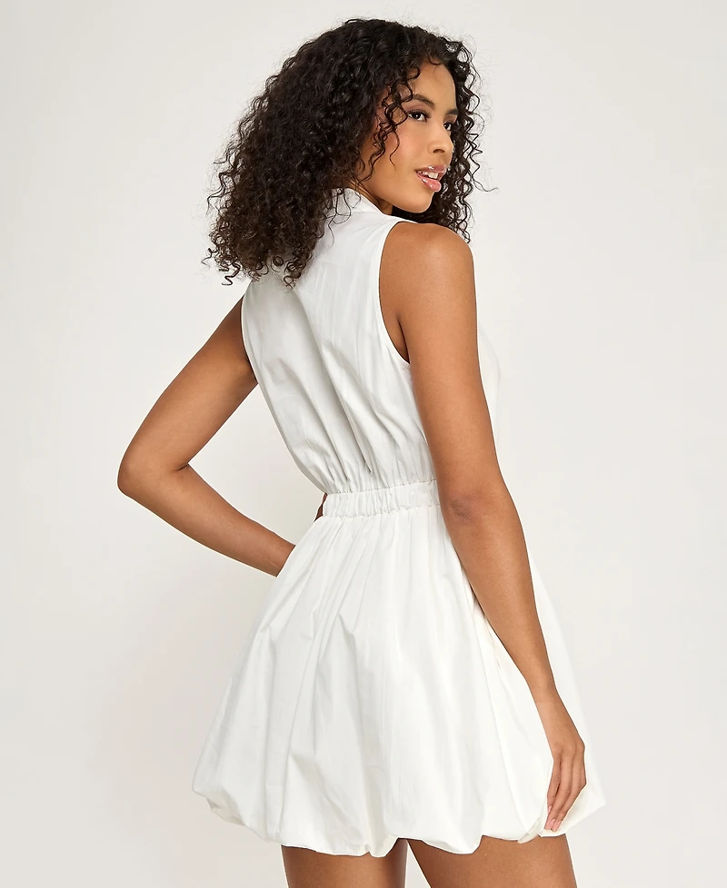 Seni & Cade Women's Collared Mini Bubble Dress