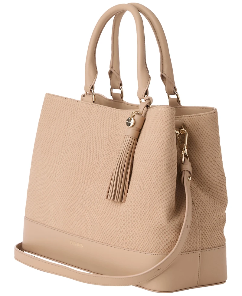 Brahmin Denise Dawnlight Carryall Extra-Large Leather Tote Bag