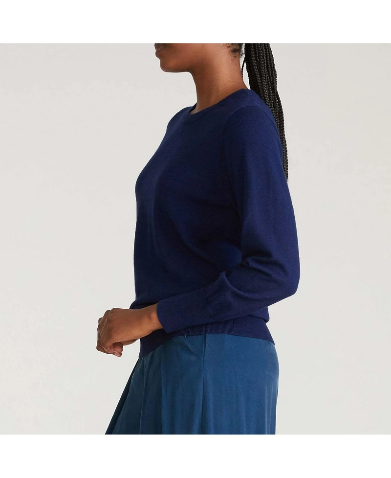 Universal Standard Women's Plus Fine Knit Crew Sweater