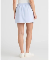 Nvlt Women's Eyelet Mini Skirt