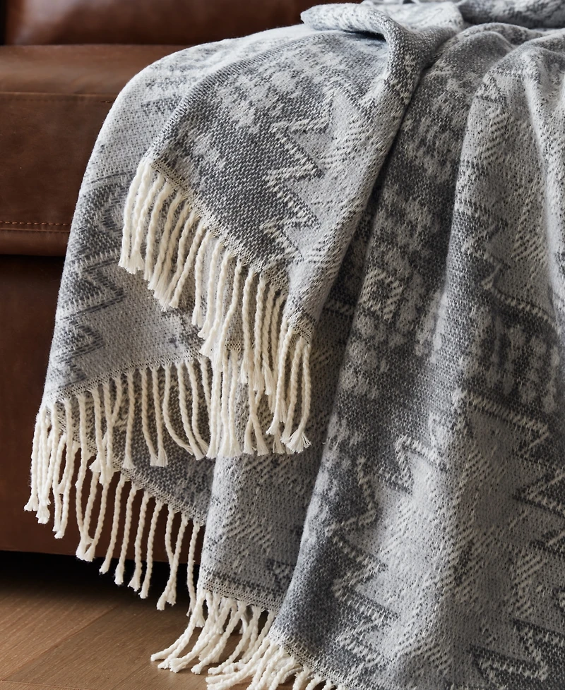Woolrich Alberta Cotton Blend Breathable Throw, 50" x 60"