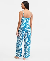 Bar Iii Women's Catch The Wave Lace-Up One-Piece Swimsuit, Macy's Exclusive