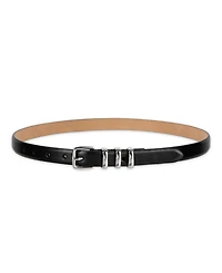 Cole Haan Women's Skinny Triple Metal Keeper Dress Belt