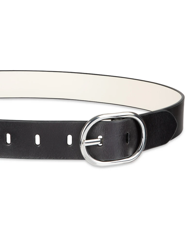 Cole Haan Women's Two-in-One Center Bar Reversible Leather Belt