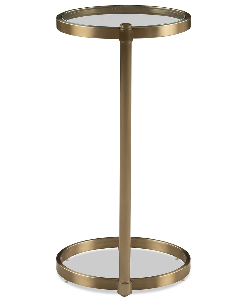 Isla 24" Glass Chairside Table