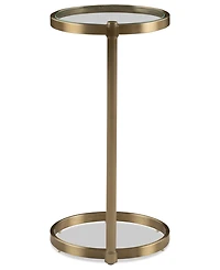 Isla 24" Glass Chairside Table