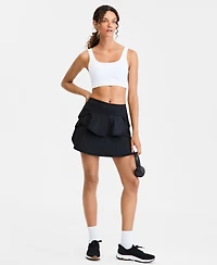 Id Ideology Women's Compression Flounce Skort, Macy's Exclusive