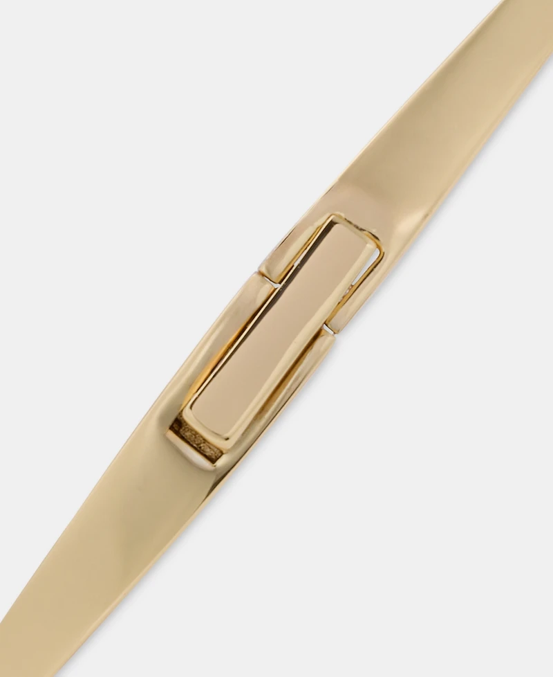 Lauren Ralph Lauren Gold-Tone Aqua Stone Bangle Bracelet