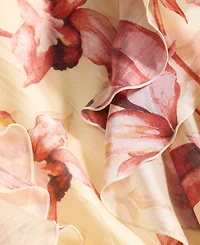 I.n.c. International Concepts Petite Printed Ruffle-Sleeve Peplum Blouse, Macy's Exclusive