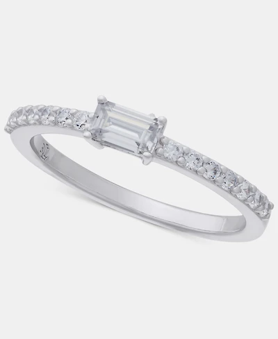 Lauren Ralph Lauren Cubic Zirconia Ring in Sterling Silver