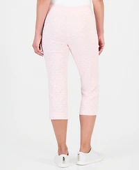 Jm Collection Petite Rivet-Trim Pull-On Capri Pants, Macy's Exclusive