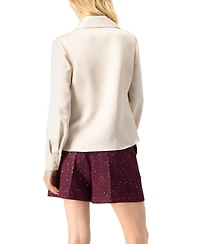 Ivonne Women's Long Sleeve Button-Up Shirt