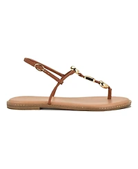 Nine West Women's Derika T-Strap Slingback Sandals