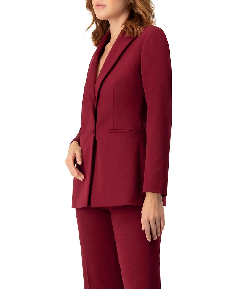 Ivonne Women's Tailored Single-Button Blazer