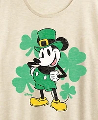 Hybrid Apparel Plus Disney St. Patrick's Day Leprechaun Mickey Graphic Crewneck T-Shirt