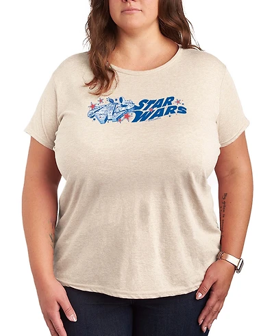 Hybrid Apparel Plus Short-Sleeve Star Wars Graphic T-Shirt