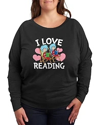 Hybrid Apparel Plus Dr. Seuss I Love Reading Crewneck Sweatshirt