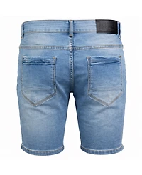 Blu Rock Men's Slim-Fit Stretch Denim Shorts