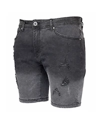 Blu Rock Men's Modern Slim-Fit Stretch Denim Shorts