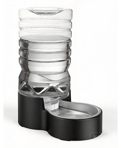 Aronkl Easy Clean Wide-Mouth Dog Water Dispenser with Removable Bowl