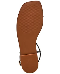 Steve Madden Women's Ritzy Ball-Stud Square Toe Flat Sandals