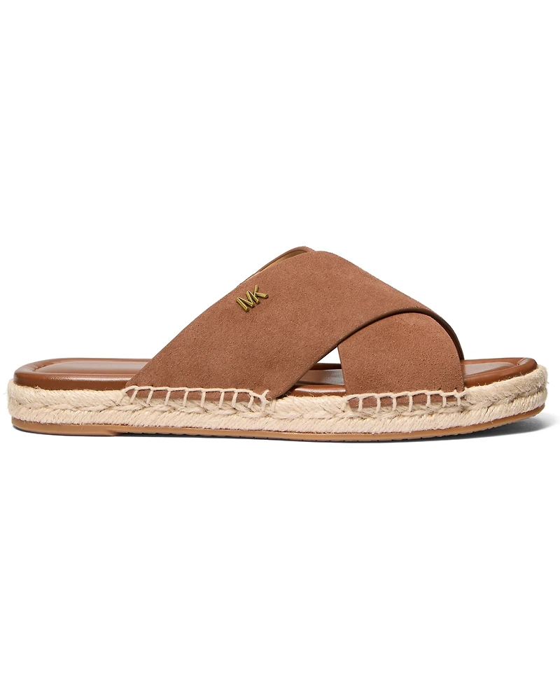 Michael Kors Women's Kenzie Slip-On Flat Sandals