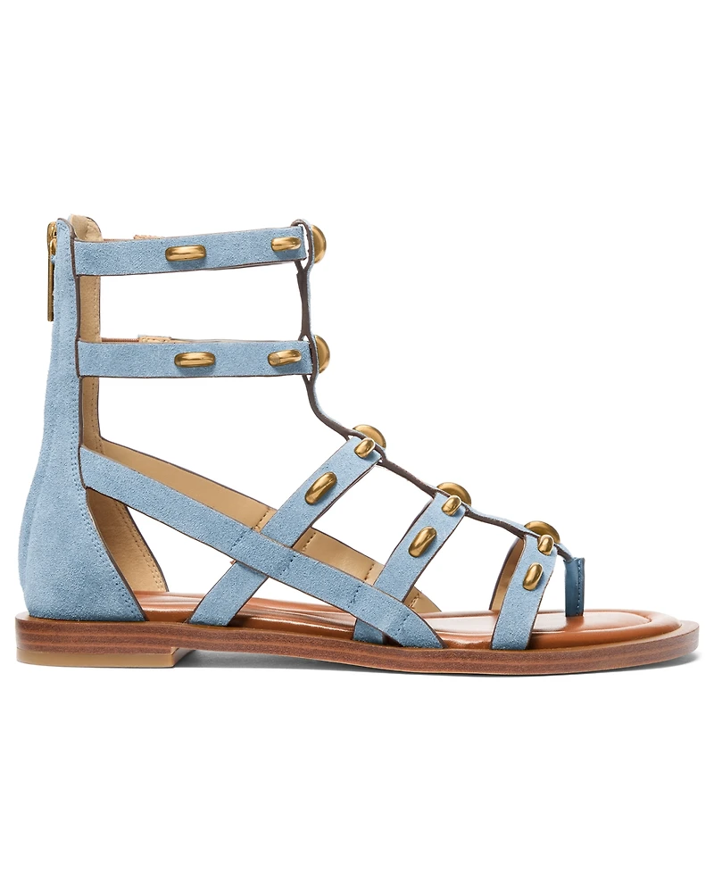 Michael Kors Women's Noa Gladiator Open Toe Flat Sandals