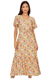Yumi Women's Midi Tea Dress