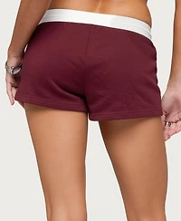 Edikted Women's Athlete Contrast Micro Shorts