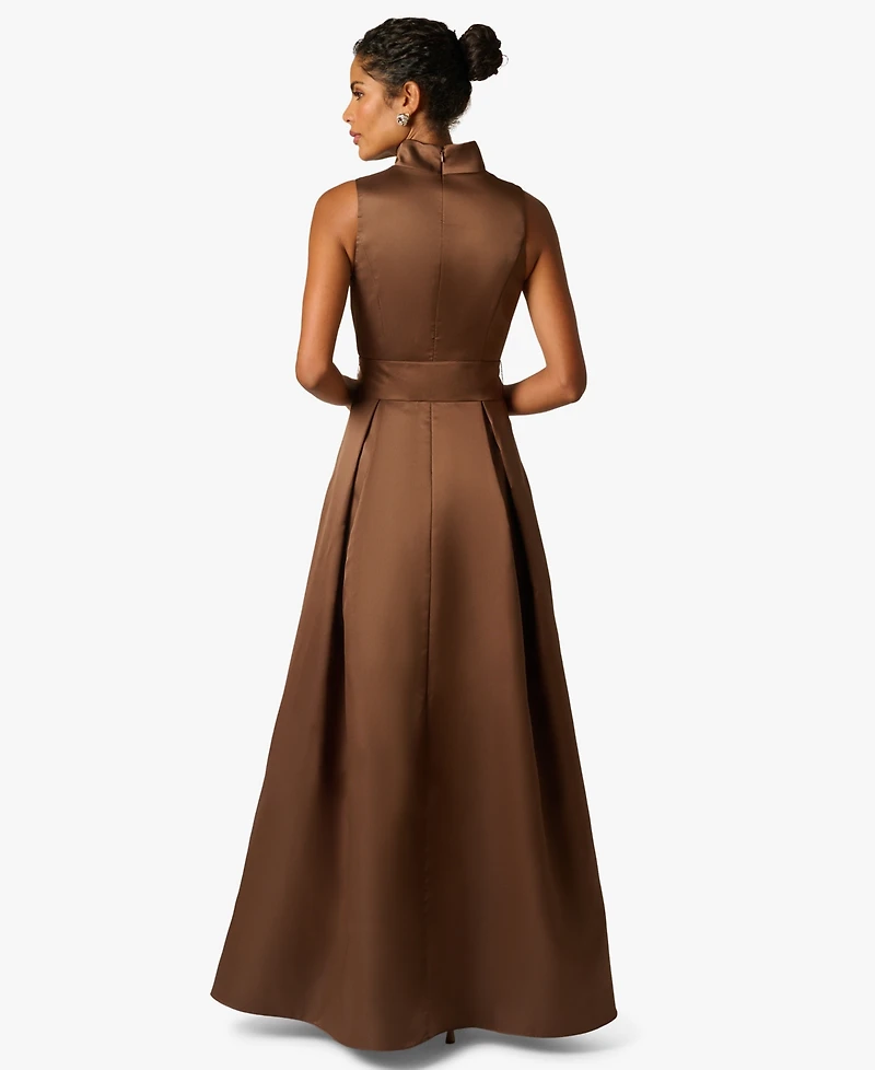 Adrianna Papell Women's Sleeveless Notch Front Dress