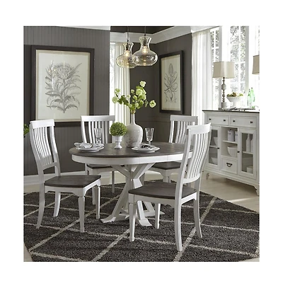 Liberty Furniture Industries, Inc 5 Piece Pedestal Table Set