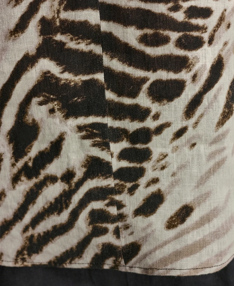 Dkny Women's V-Neck Sleeveless Top