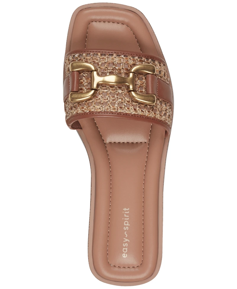 Easy Spirit Women's Vana Woven Slide Flat Sandals