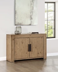 Macai 18" Wood Two Adjustable Sleeve Server