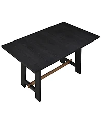 Macai 35.75" Wood Counter Height Table