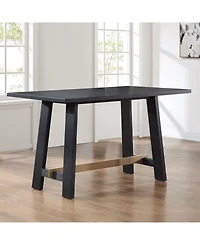 Macai 35.75" Wood Counter Height Table