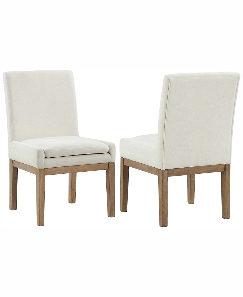 Macai -Pc. Wood Dining Set (Rectangular Table + Upholstered Side Chairs