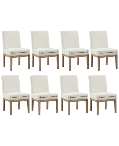 Macai 8-Pc. Upholstered Side Chair Set