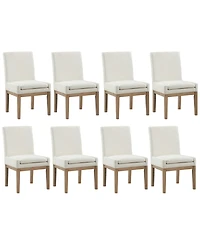 Macai 8-Pc. Upholstered Side Chair Set