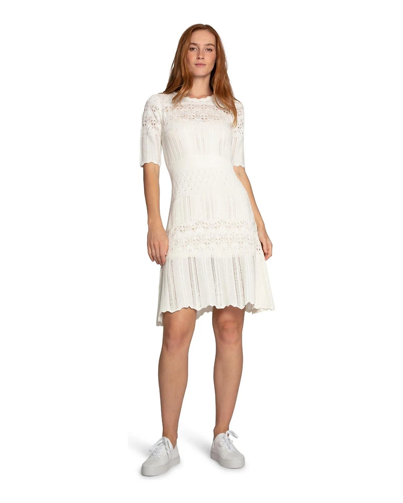 Belle & Bloom Women's Everbloom Crochet Mini Dress