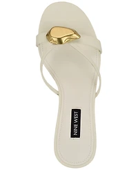 Nine West Women's Ernise Ornamented Slip-On Sandals