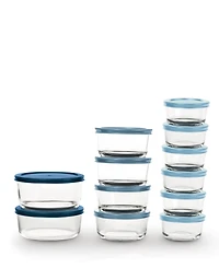 24 Pc Glass Containers
