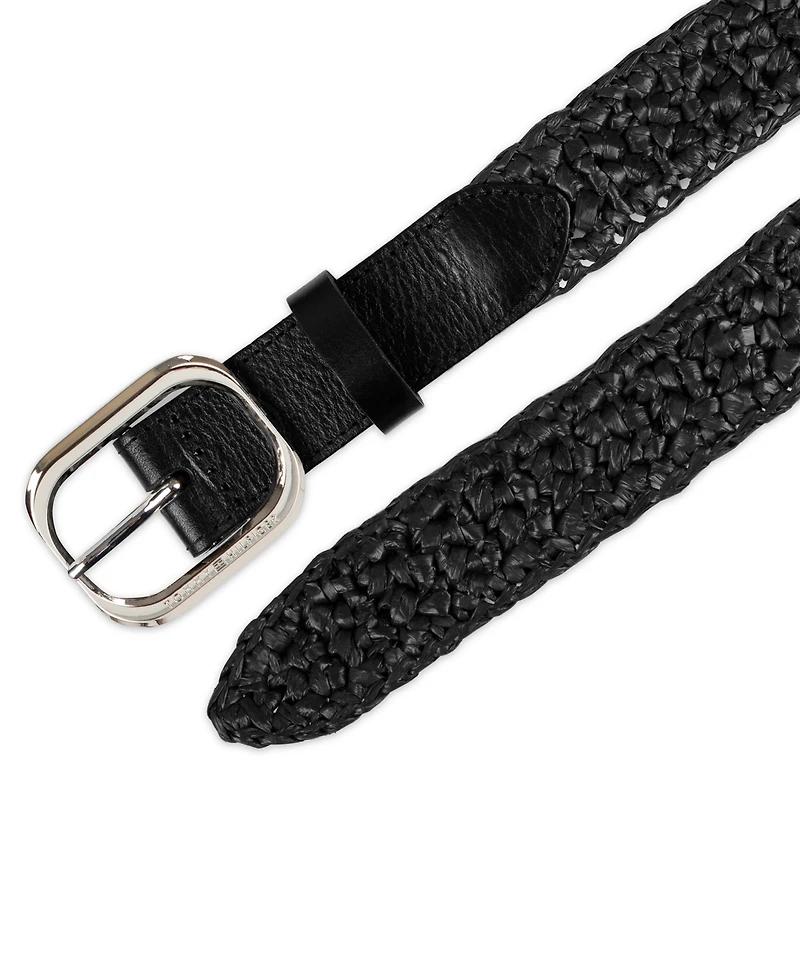 Tommy Hilfiger Women's Fully Adjustable Casual Crocheted Belt