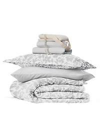 ienjoy Home Patterned Dorm 8-Piece Comforter Set, Twin Xl