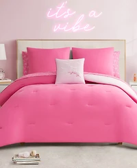 Juicy Couture Pearly Bows Reversible 8-Pc. Comforter Set