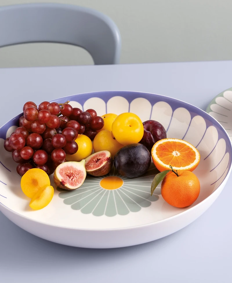 Villeroy & Boch Fleur Couleur Low Serving Bowl