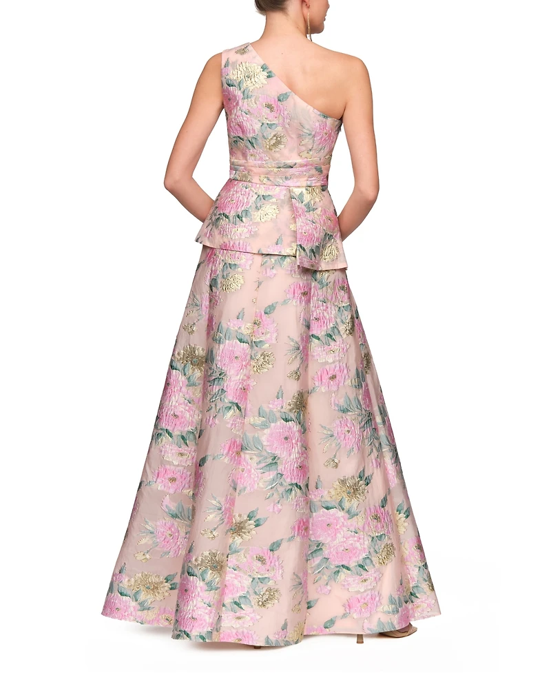 Js Collections Women's Mia One Shoulder Gown