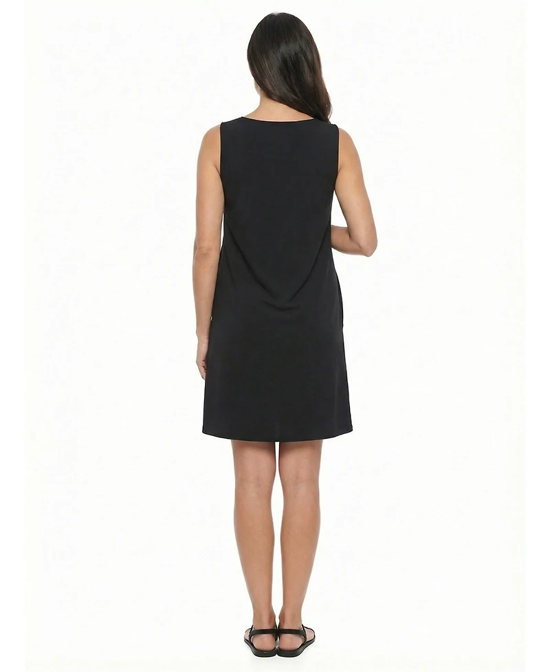 24seven Comfort Apparel Women's and Plus Maternity Round Neck Dress